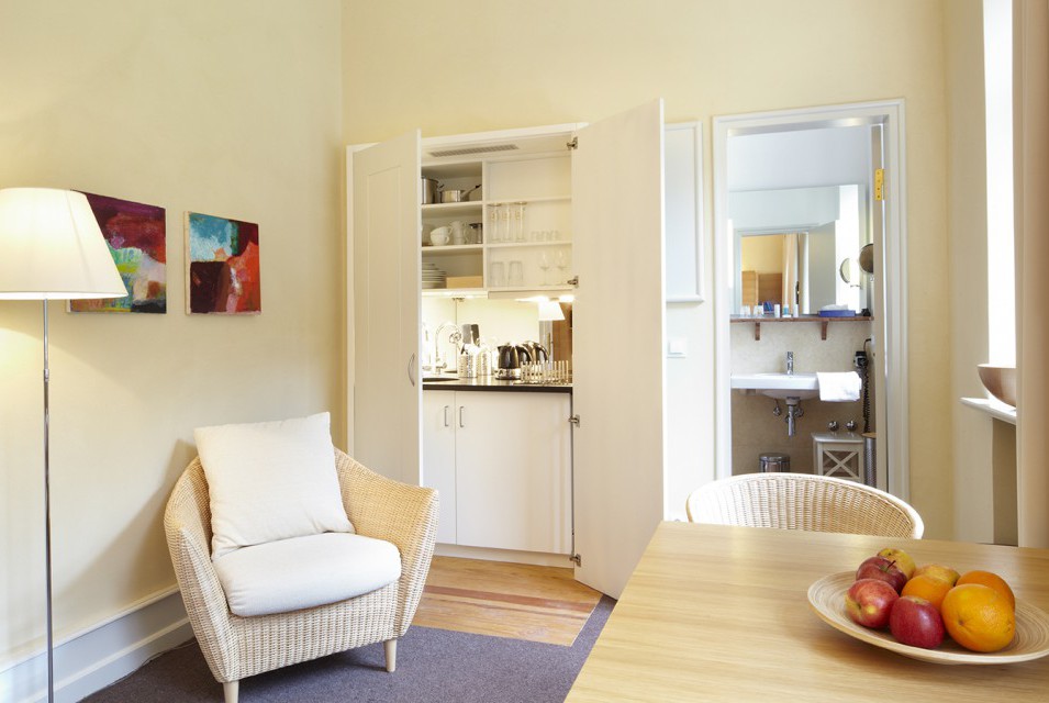 Apartment 15 offene Küche und Bad