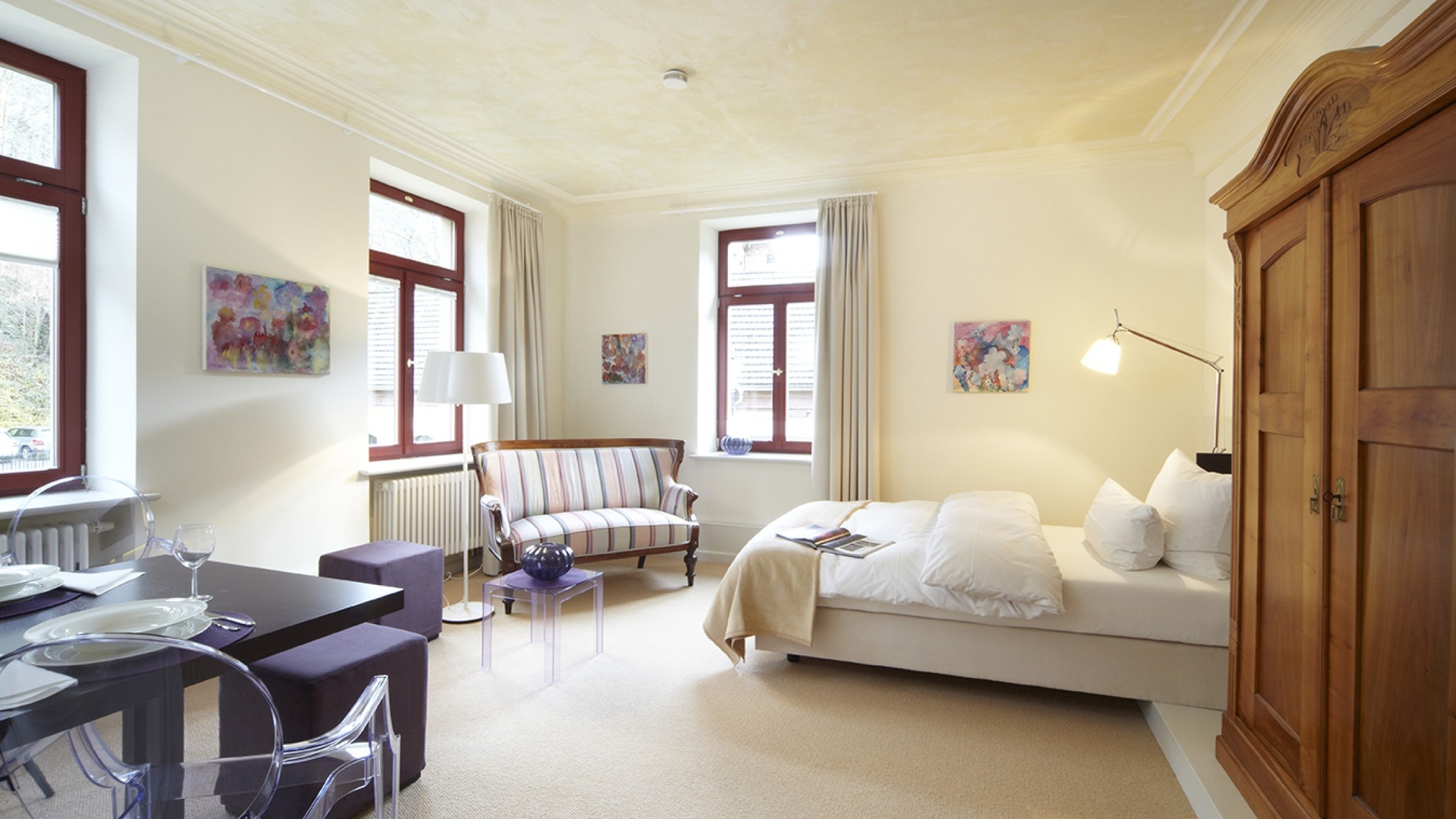 Apartment 23 Wohn- und Schlafbereich