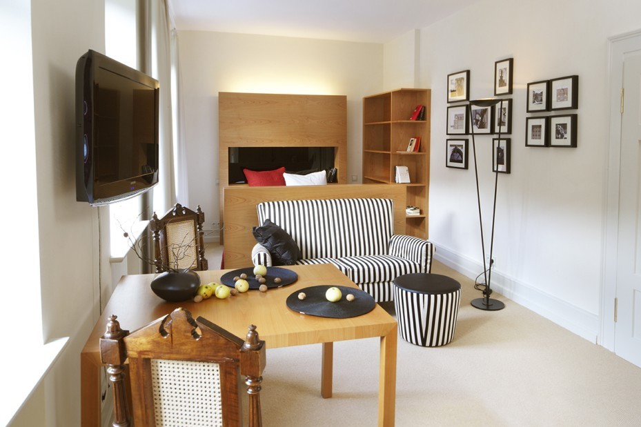 Apartment 25 Wohn- und Schlafbereich