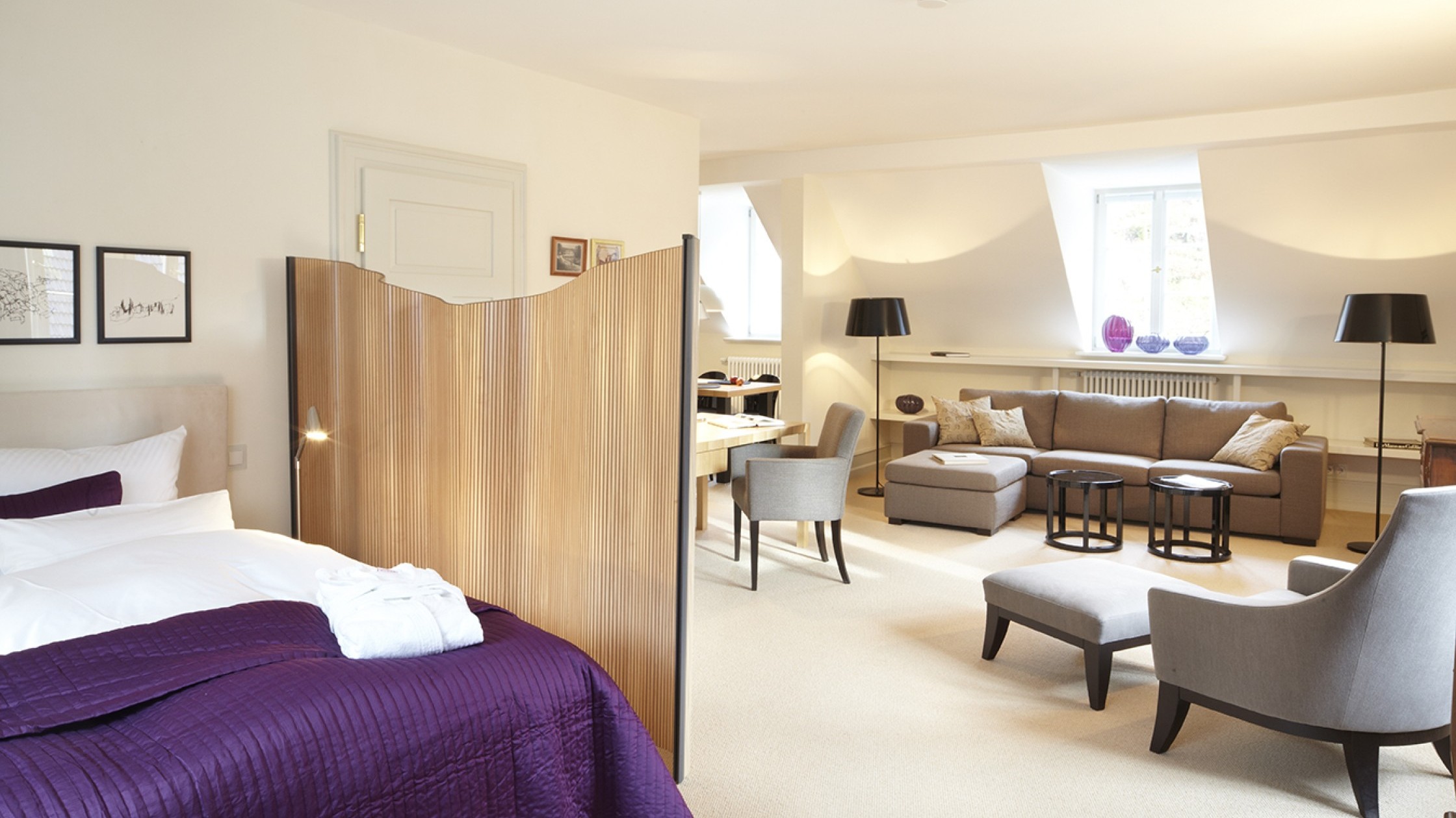 Apartment 32 Wohn- und Schlafbereich