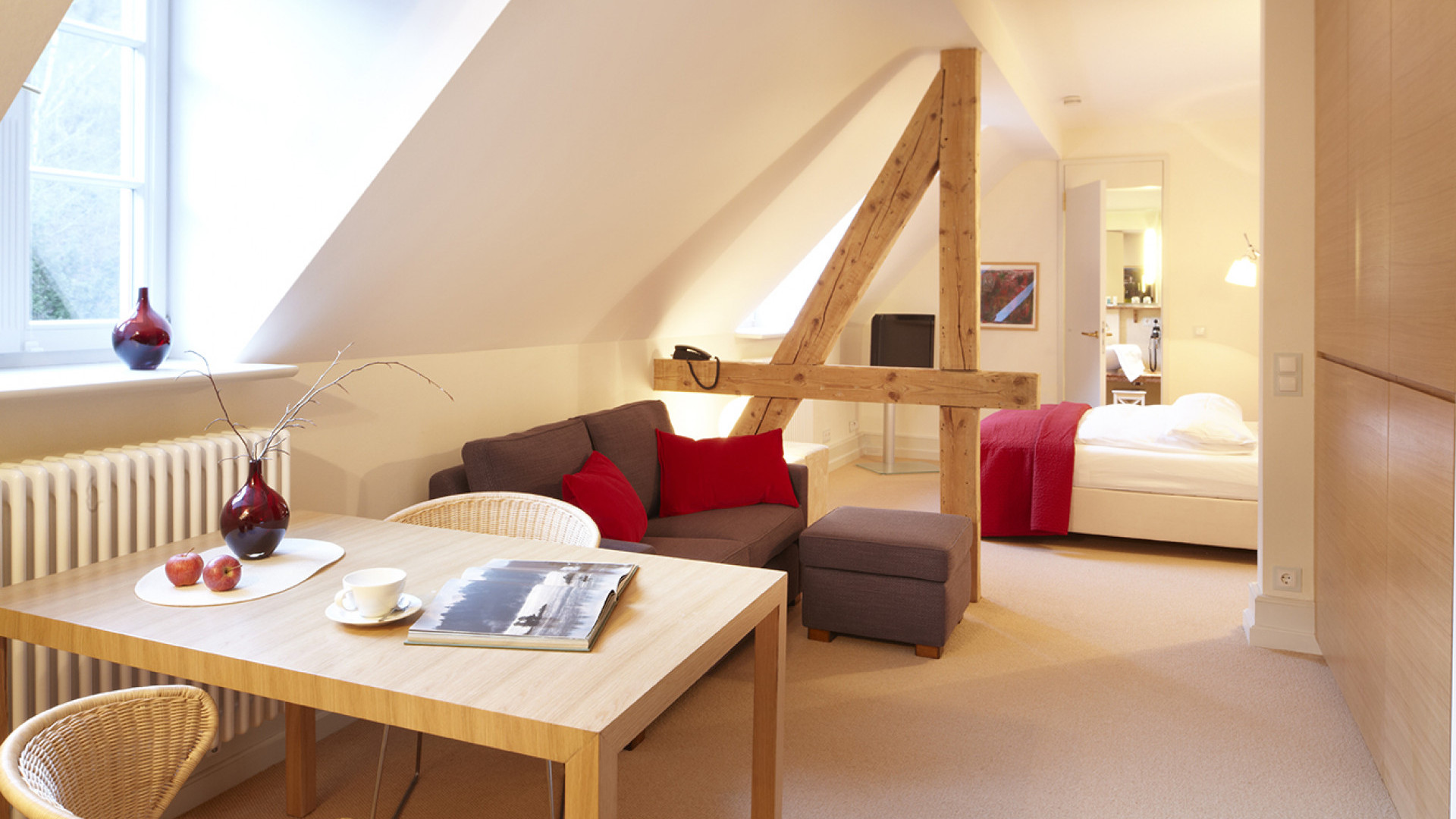 Apartment 33 Wohn- und Schlafbereich