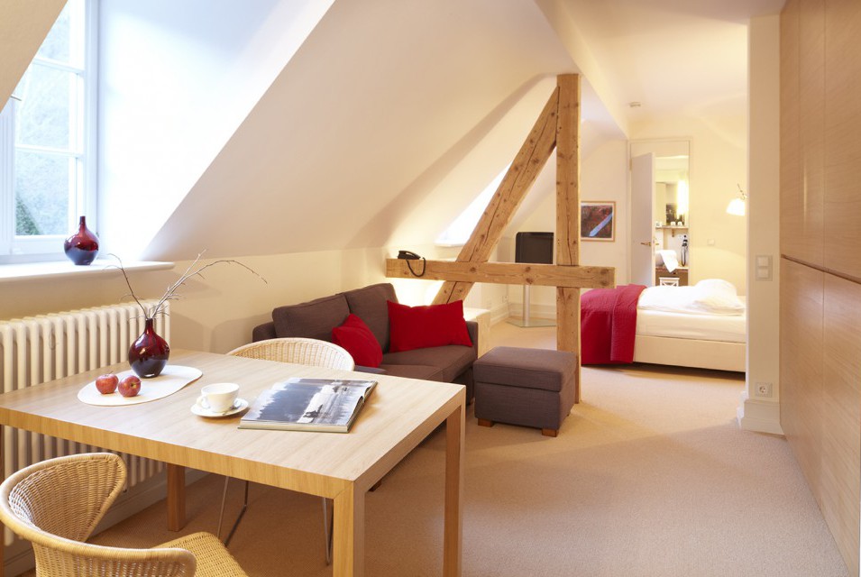 Apartment 33 Wohn- und Schlafbereich