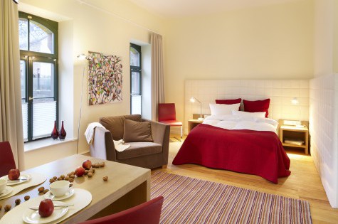 Apartment 41 Wohn- und Schlafbereich