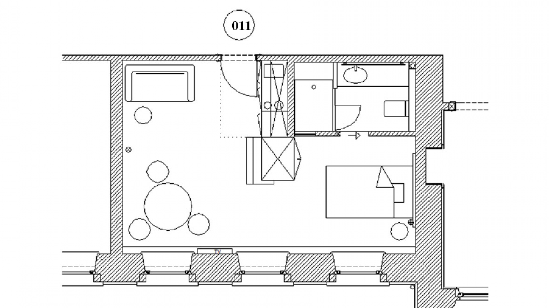 Grundriss Appartment 11