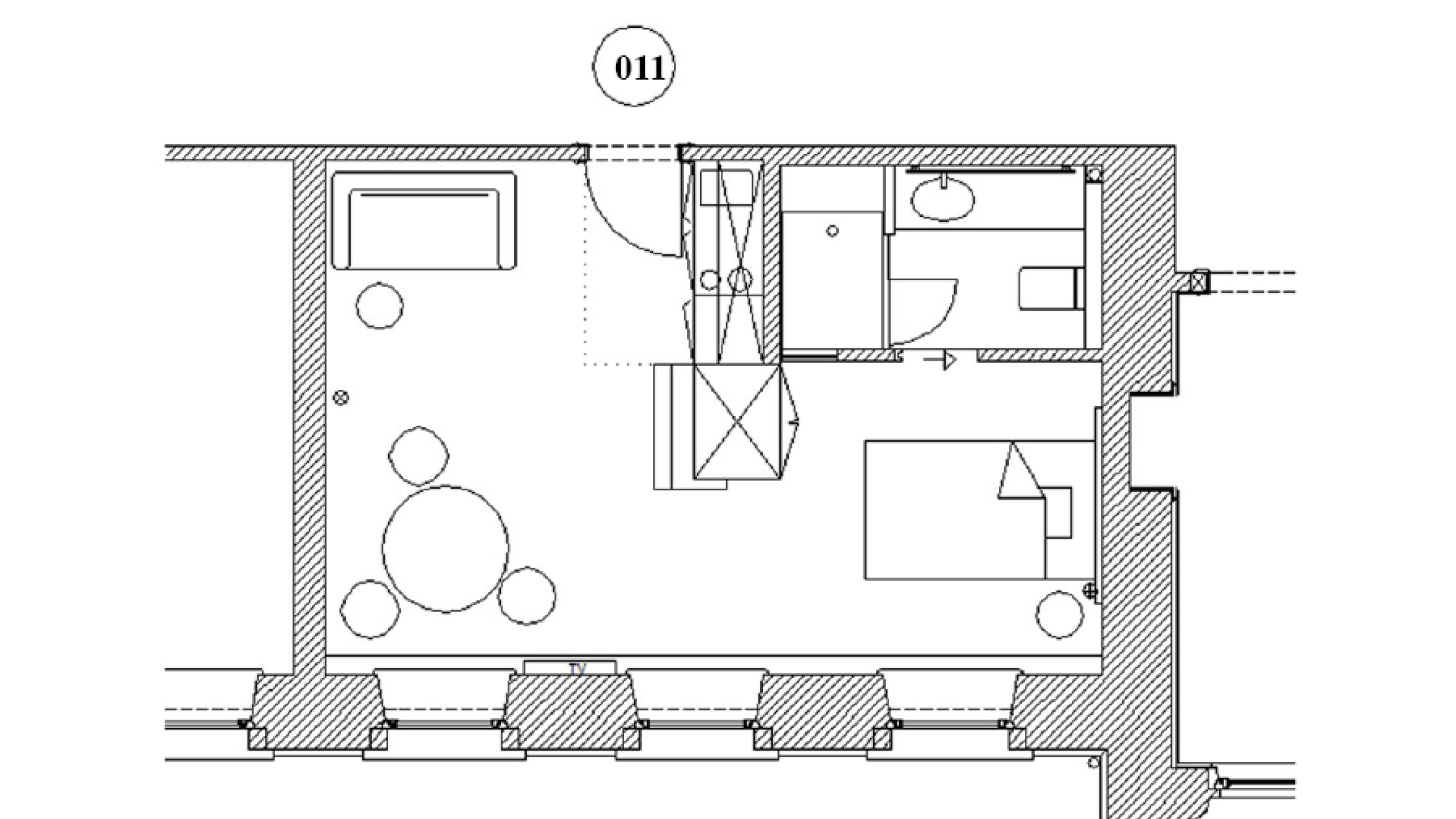 Grundriss Appartment 11