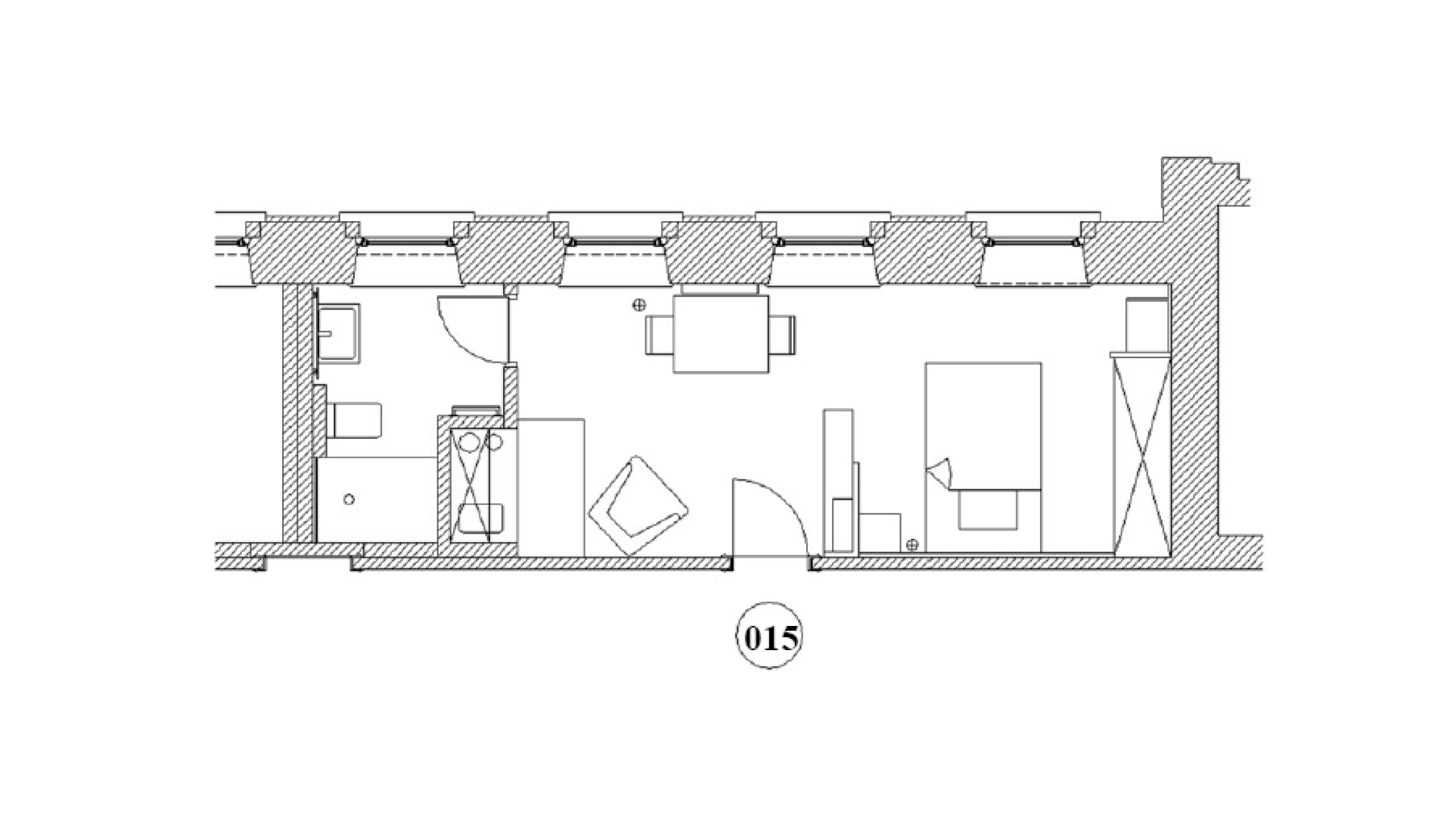 Grundriss Appartment 15