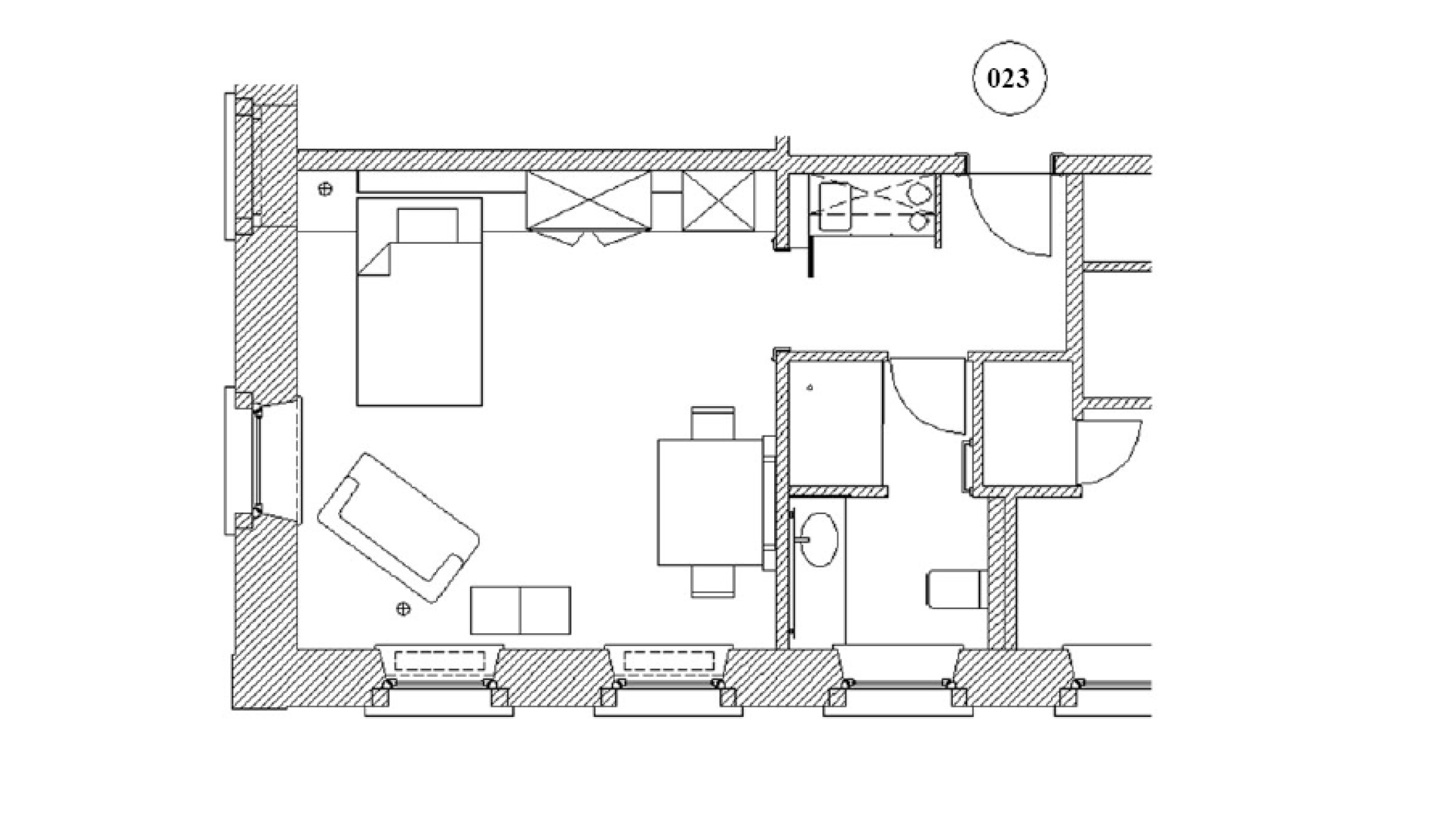 Grundriss Appartment 23