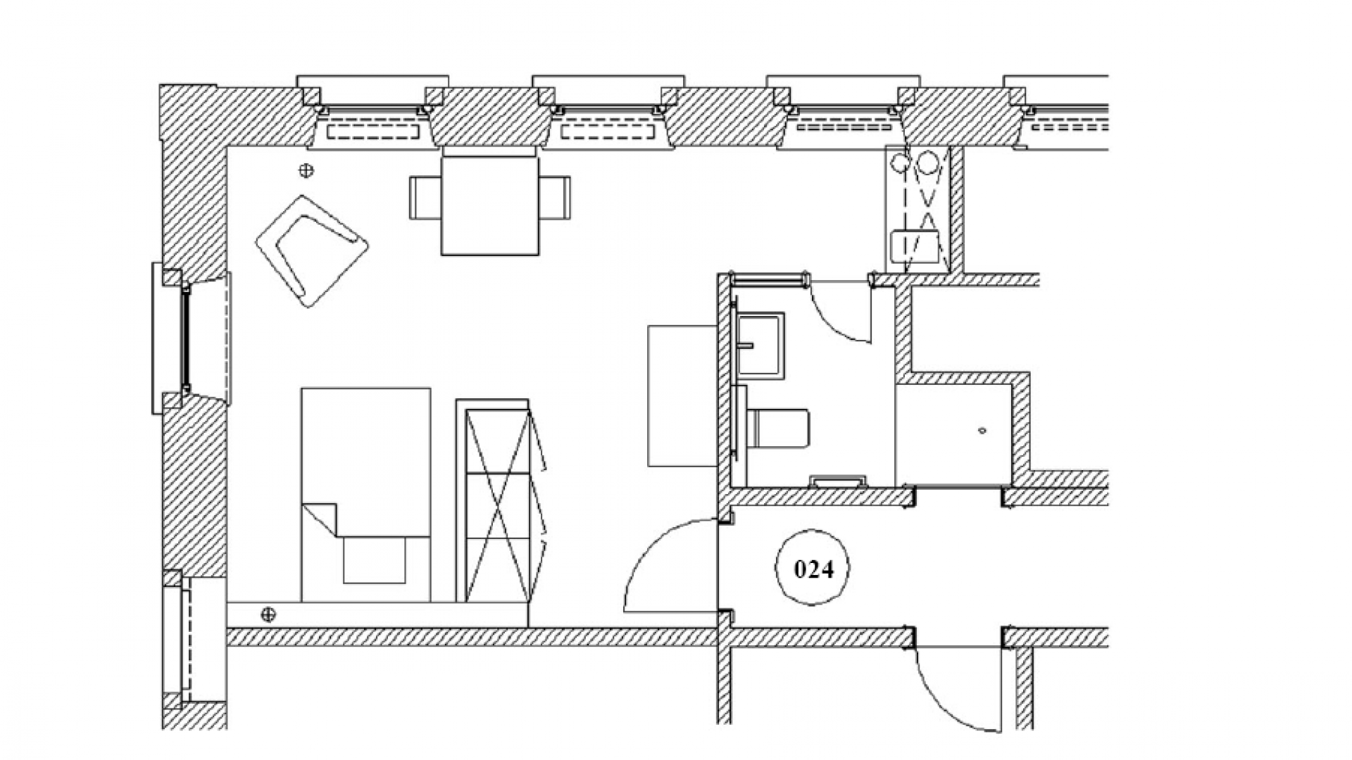 Grundriss Appartment 24