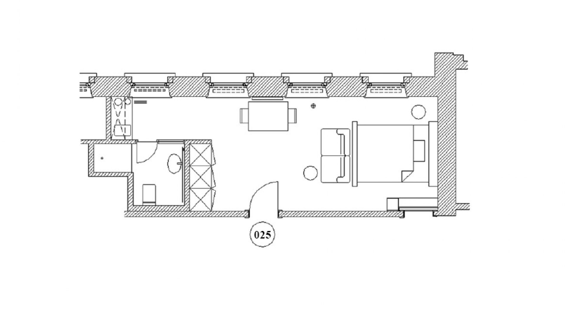 Grundriss Appartment 25