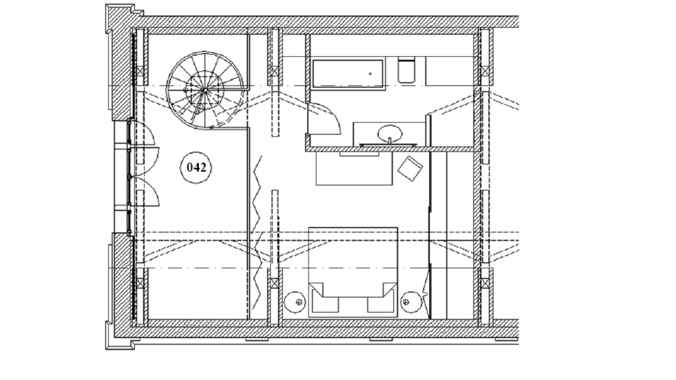 Grundriss Appartment 42